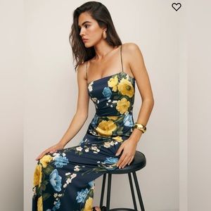 Reformation Frankie Silk Dress NWT
